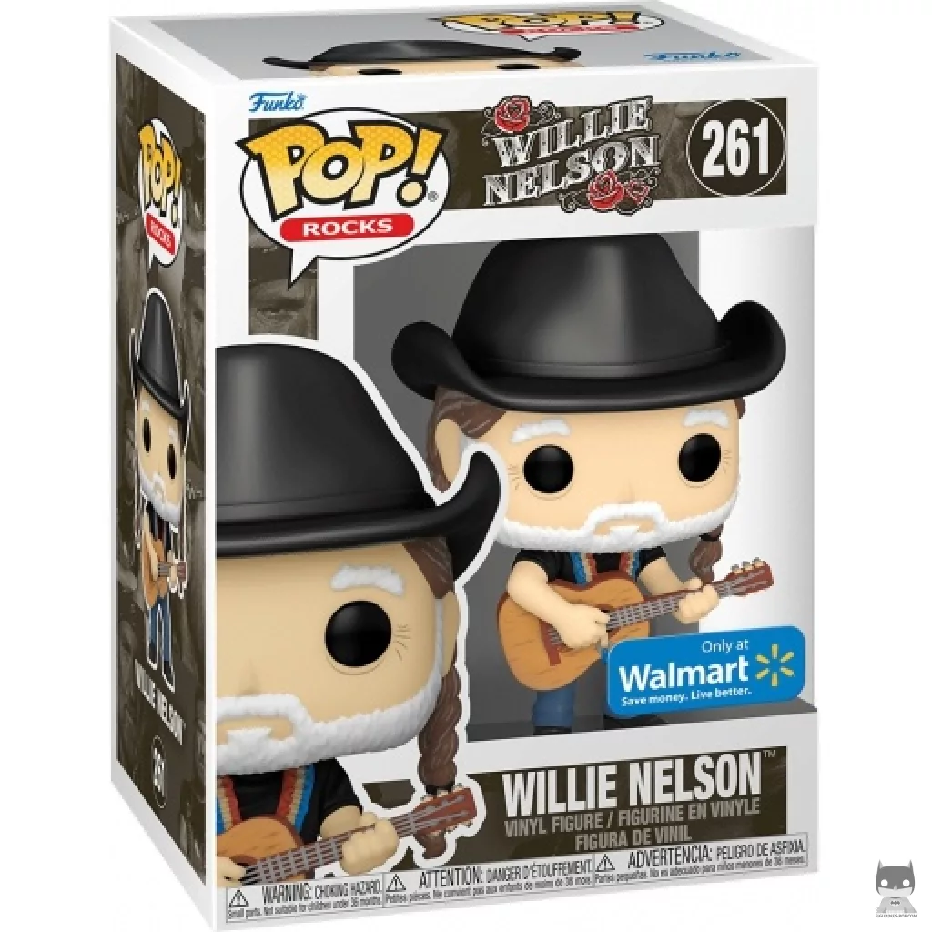 Figura Funko Pop! Willie Nelson en su caja