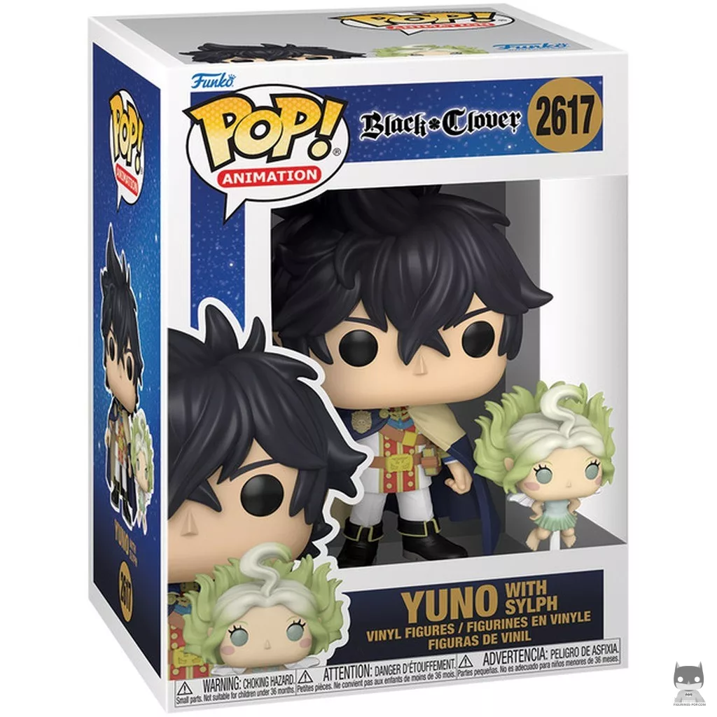 Figura Funko Pop! Yuno con Sylph en su caja