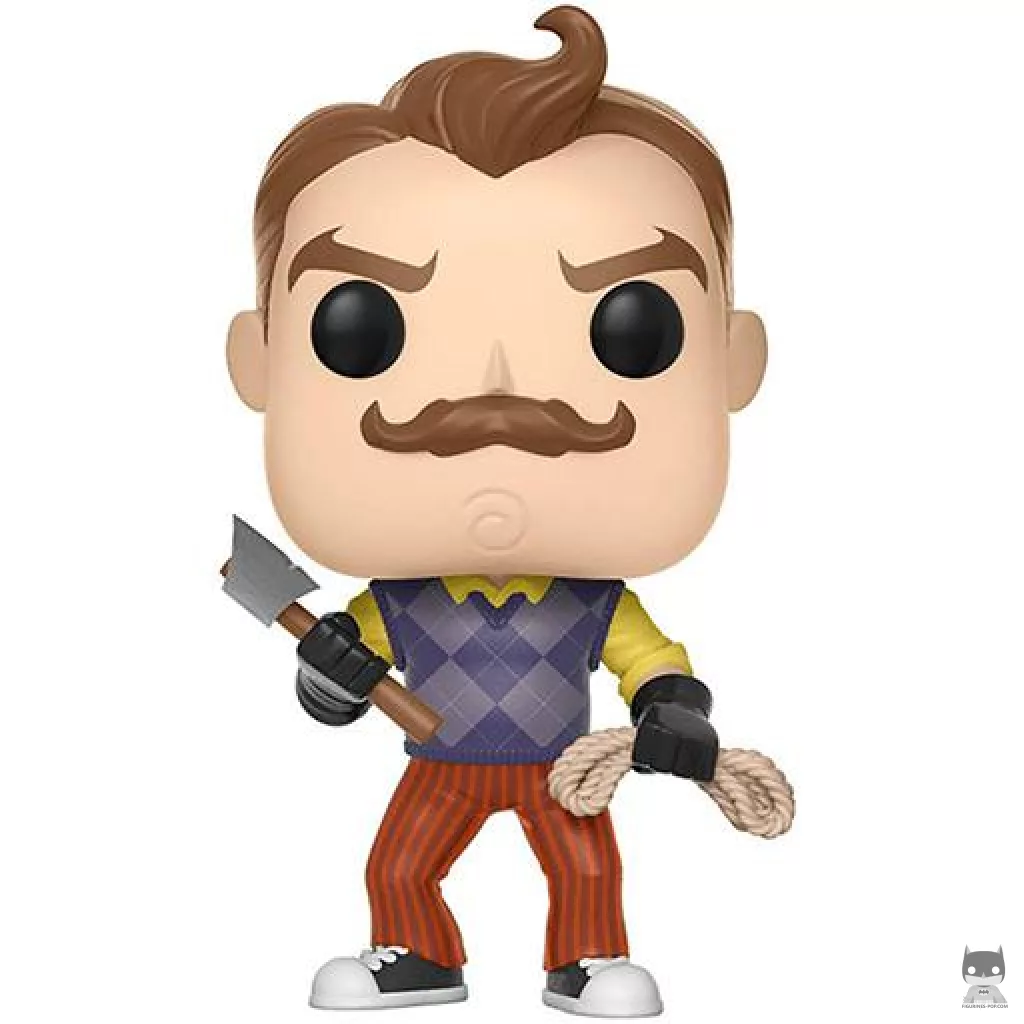 Figura Funko Pop! El Vecino con hacha & cuerda (Hello Neighbor)