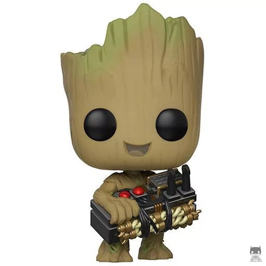 Figura Funko Pop! Groot (con bomba) (Guardianes de la Galaxia Vol. 2)