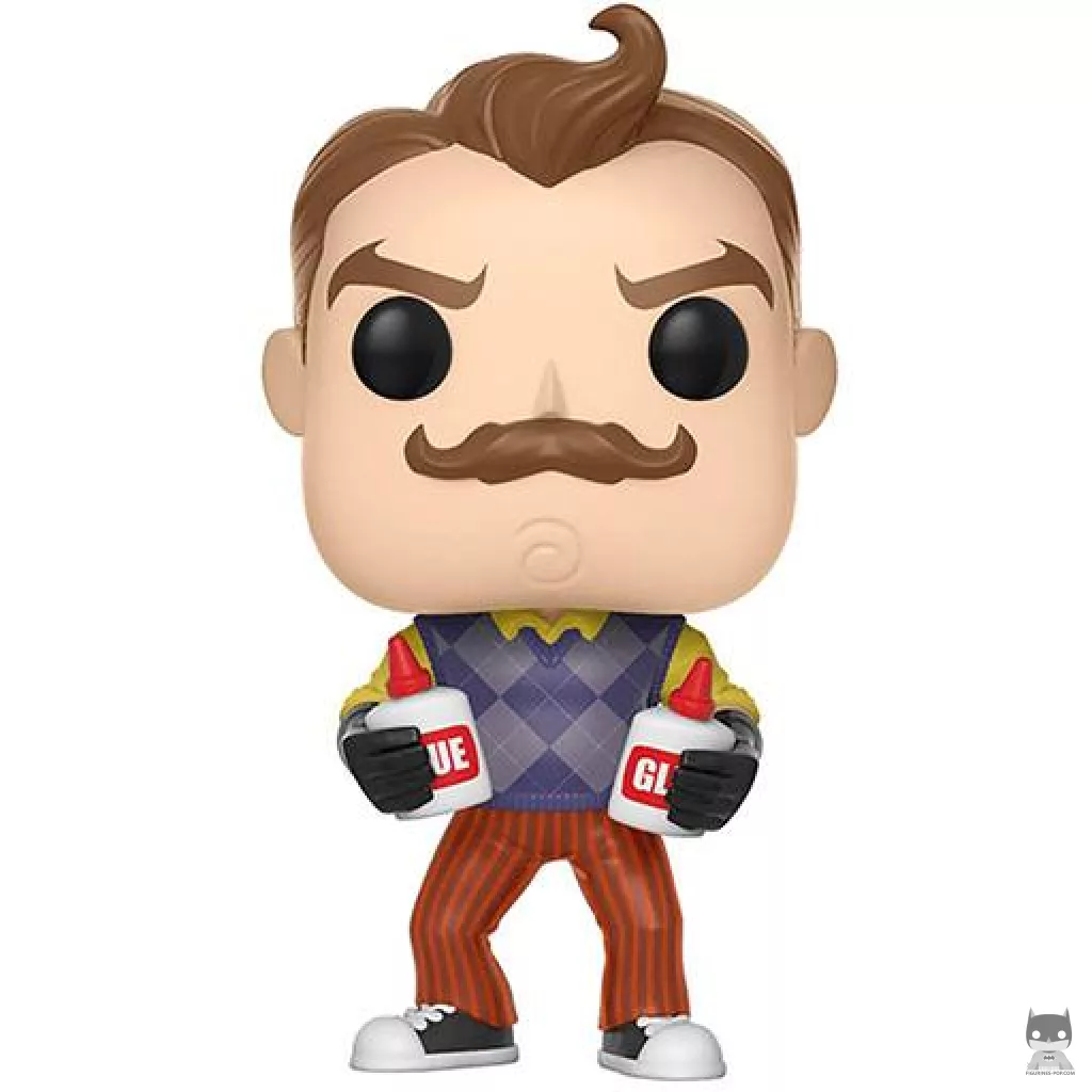 Figura Funko Pop! El Vecino con pegamento (Hello Neighbor)