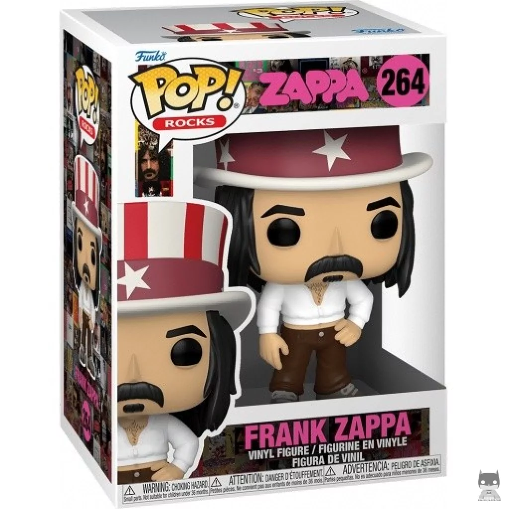 Figura Funko Pop! Frank Zappa en su caja