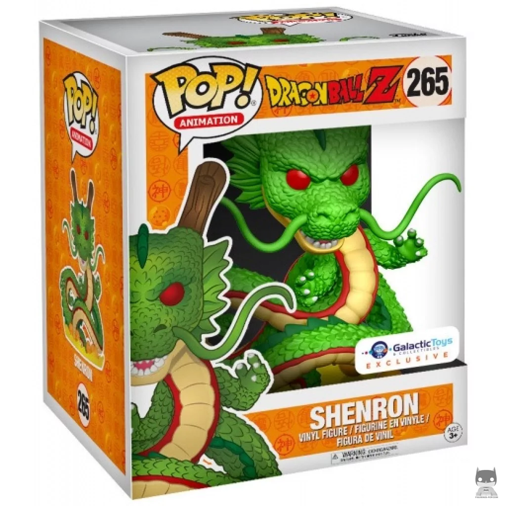 Figura Funko Pop! Dragón Shenron (Supersized) en su caja