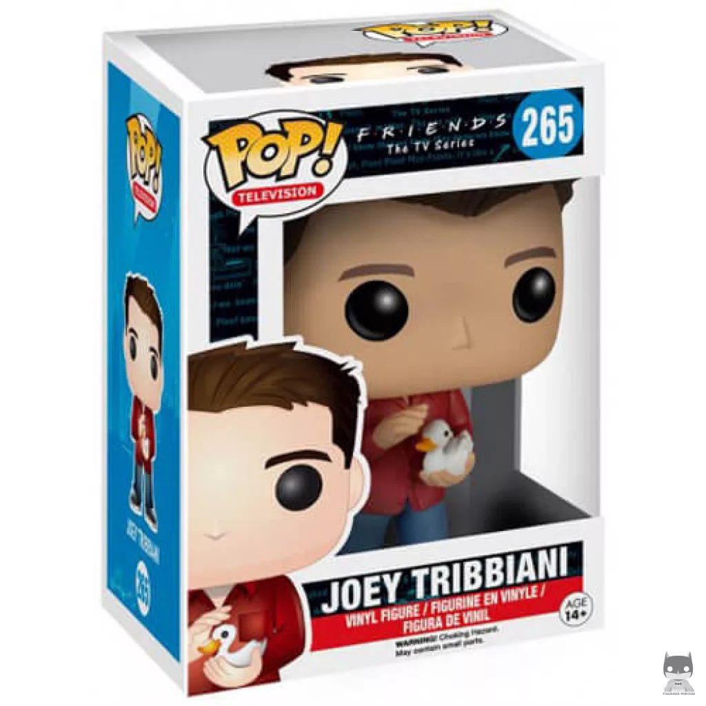 Figura Funko Pop! Joey Tribbiani en su caja