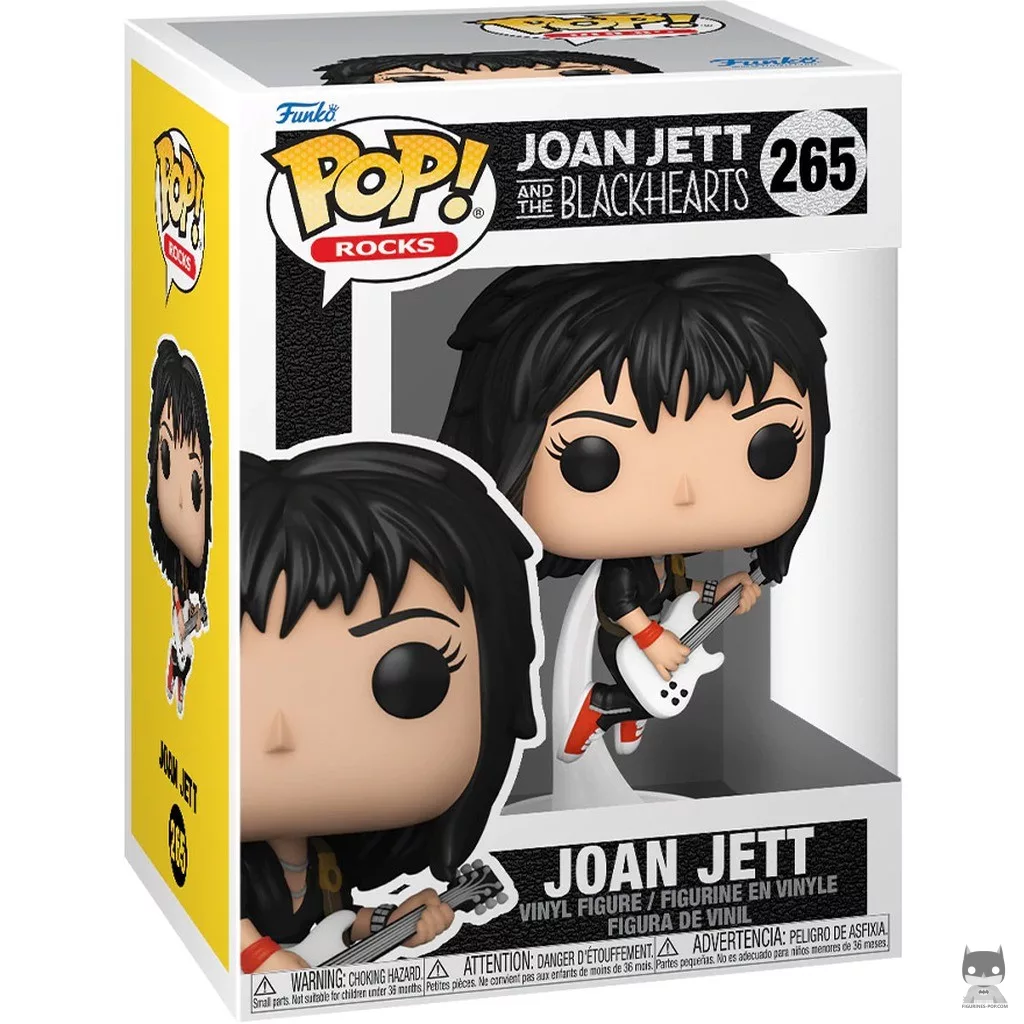 Figura Funko Pop! Joan Jett en su caja