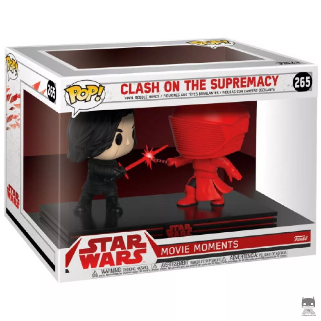 Figura Funko Pop! Combate en la Supremacía (Kylo & Guardia Pretoriana) en su caja