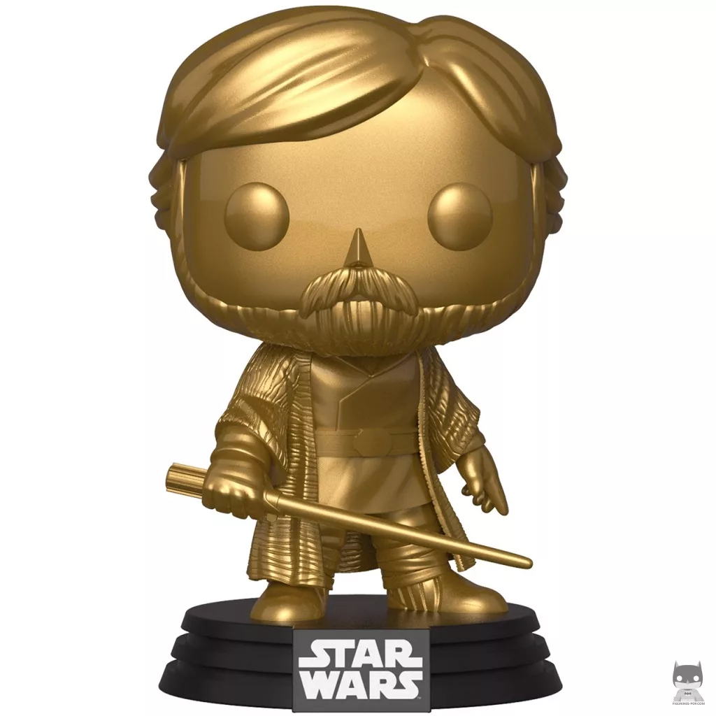 Figura Funko Pop! Luke Skywalker (Dorado) (Star Wars: Episodio VIII, Los últimos Jedi)