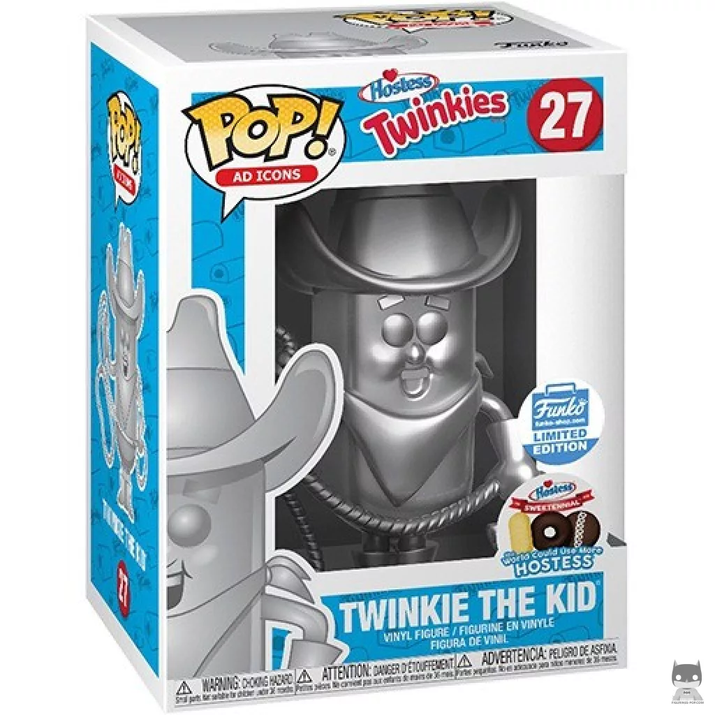 Figura Funko Pop! Twinkie the Kid (Platino) en su caja