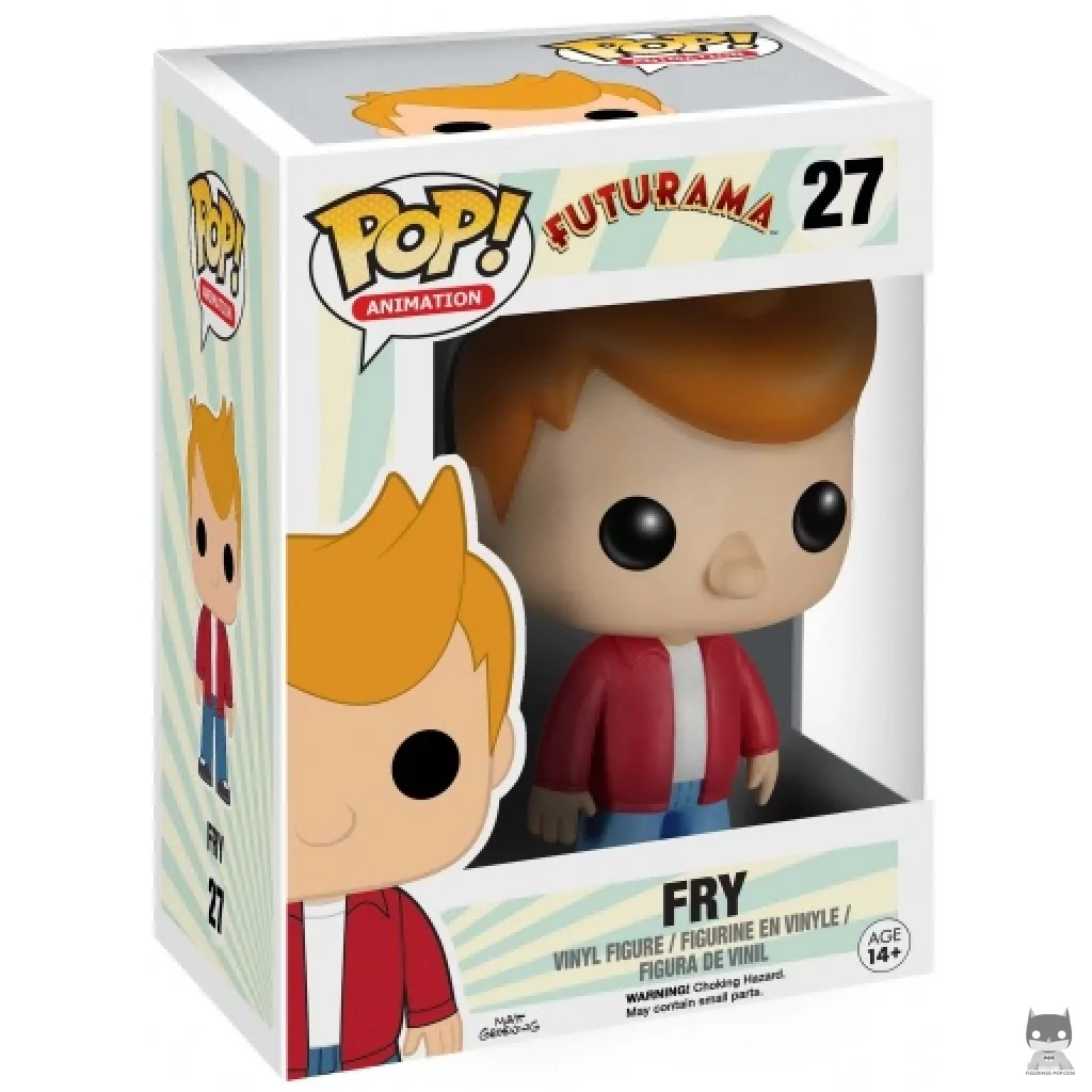 Figura Funko Pop! Philip J. Fry en su caja