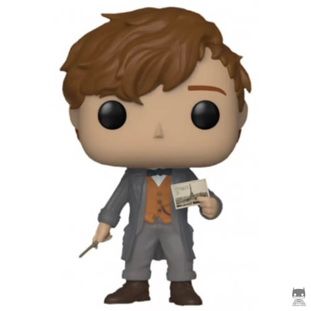 Figura Funko Pop! Newt Scamander con postal (Los crímenes de Grindelwald)
