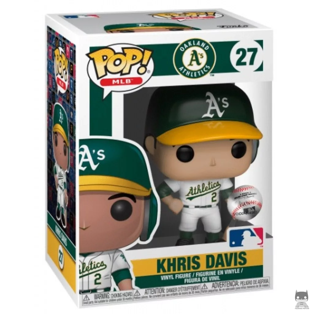 Figura Funko Pop! Khris Davis en su caja