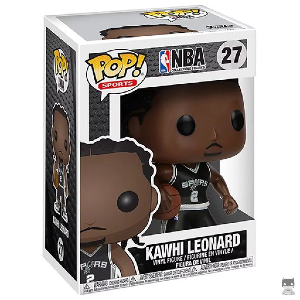 Figura Funko Pop! Kawhi Leonard en su caja