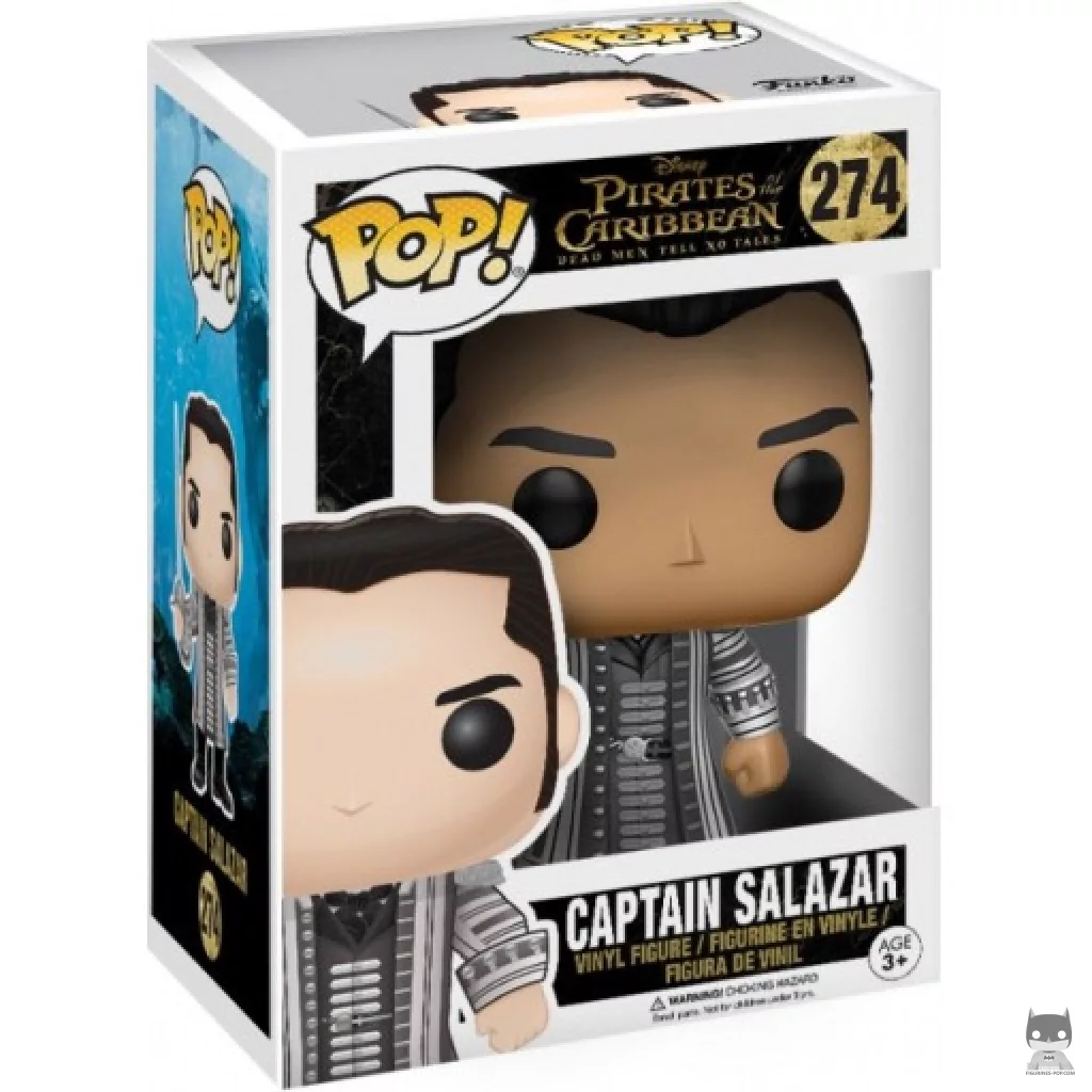 Figura Funko Pop! Capitán Salazar en su caja