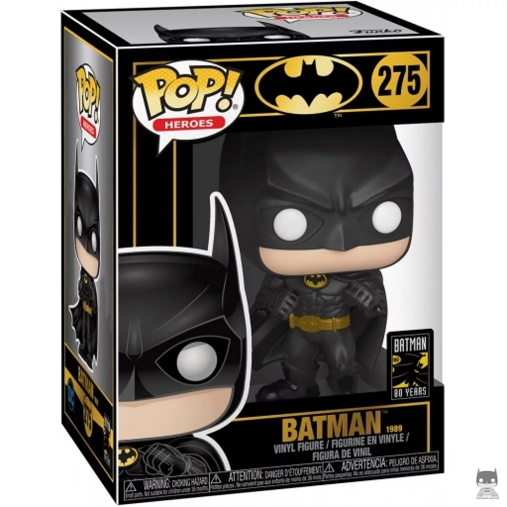 Figura Funko Pop! Batman 1989 luchando en su caja