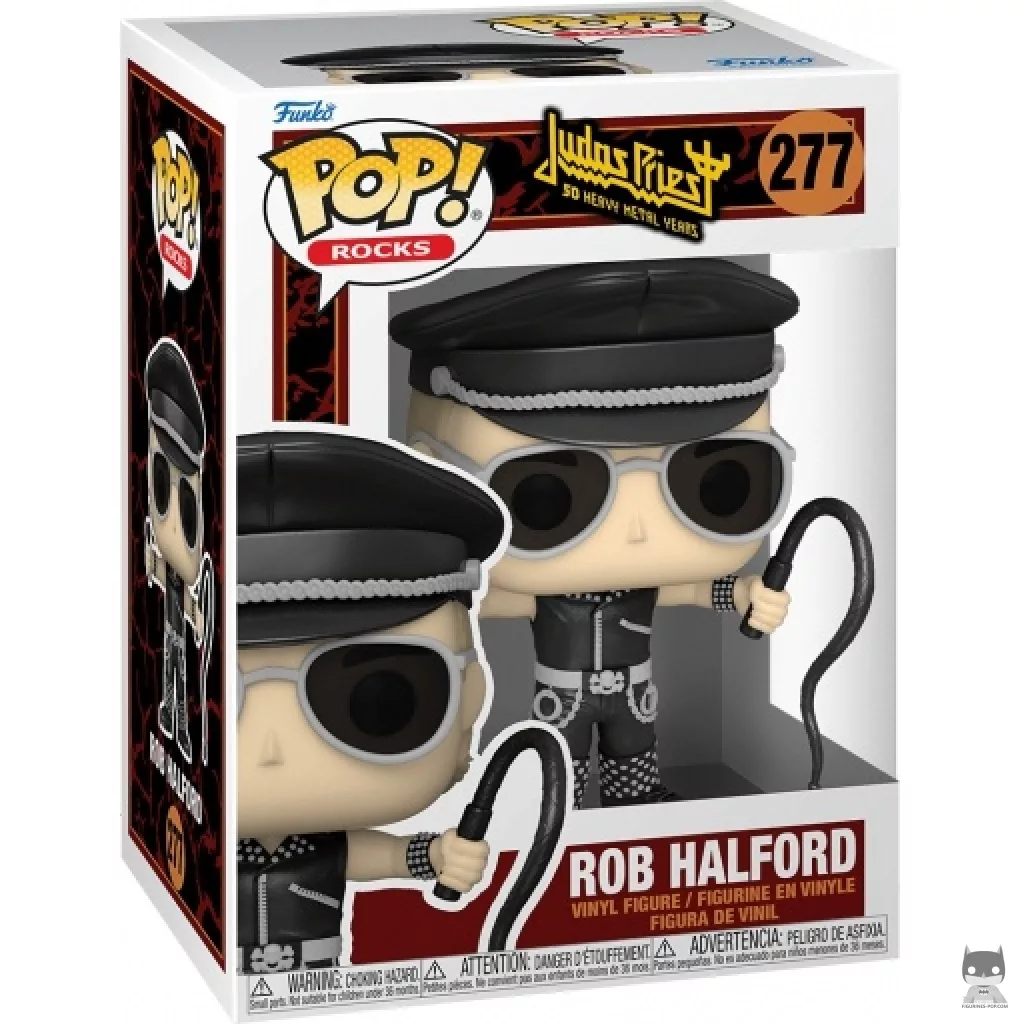 Figura Funko Pop! Rob Halford en su caja