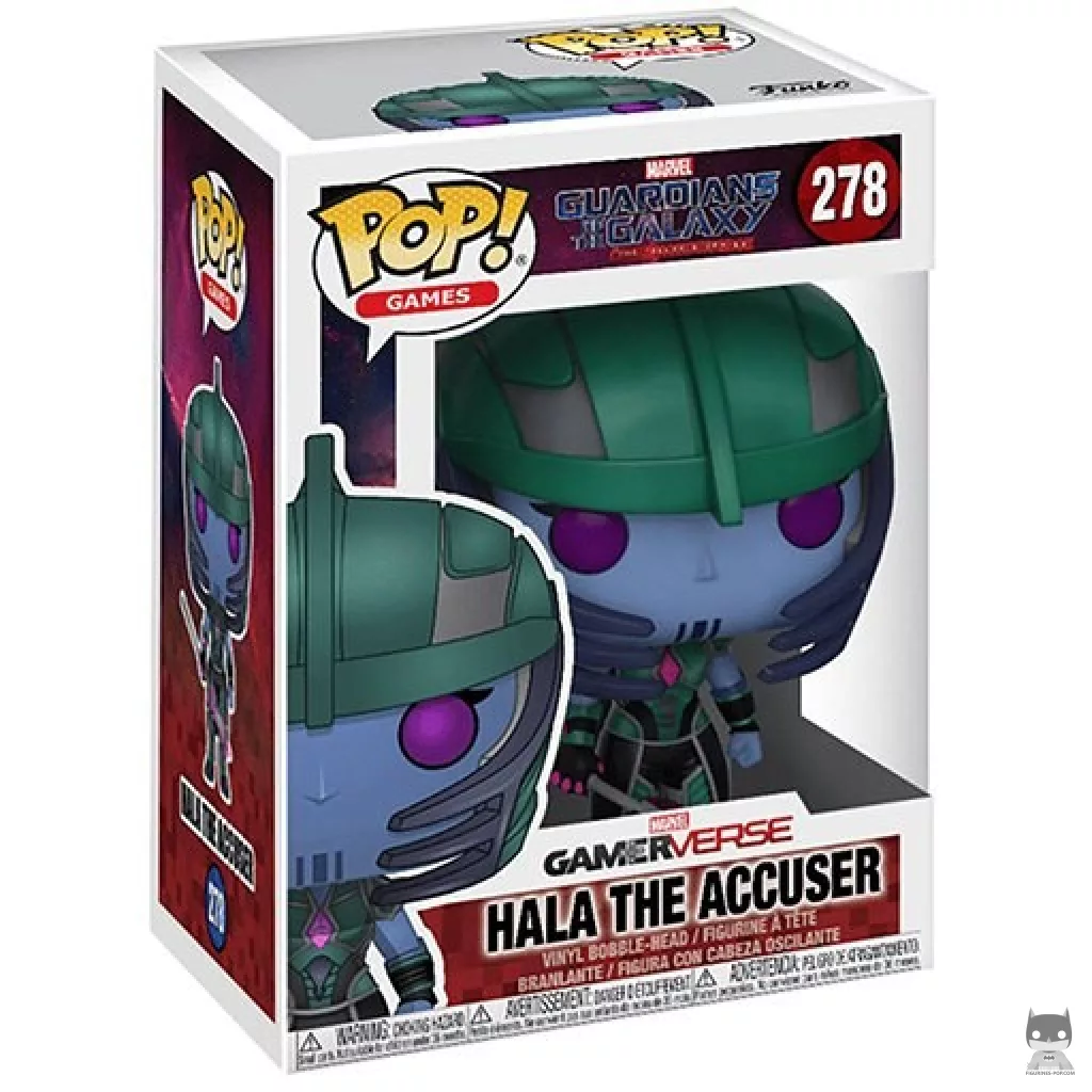 Figura Funko Pop! Hala la Acusadora en su caja