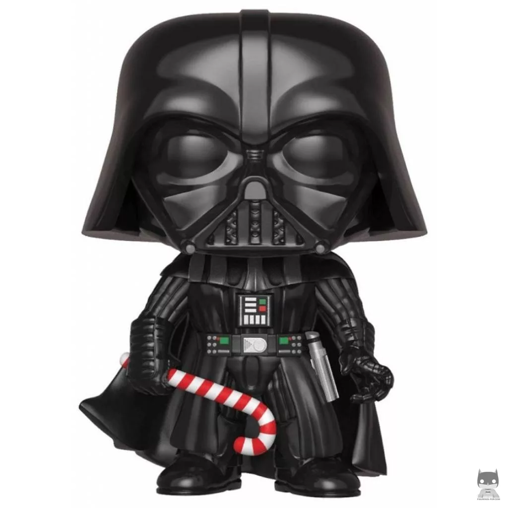 Figura Funko Pop! Darth Vader con bastón de caramelo (Chase & Brilla en la oscuridad) (Star Wars (Navidad))