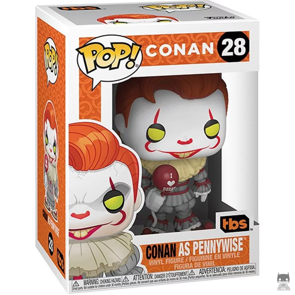 Figura Funko Pop! Conan como Pennywise en su caja