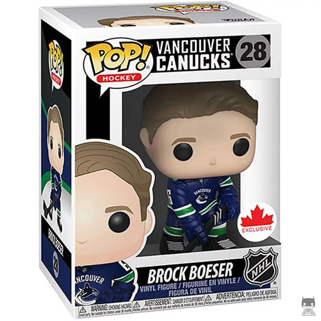 Figura Funko Pop! Brock Boeser en su caja