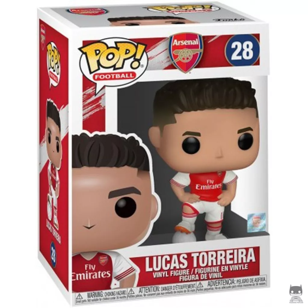 Figura Funko Pop! Lucas Torreira (Arsenal) en su caja