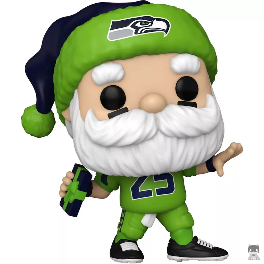Figura Funko Pop! Papá Noel de los Seahawks (NFL)