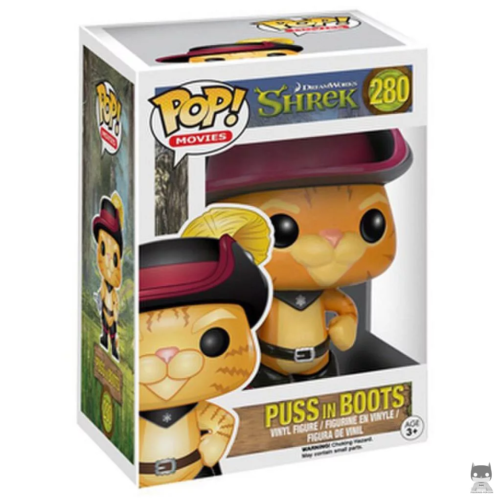 Figura Funko Pop! El Gato con Botas en su caja