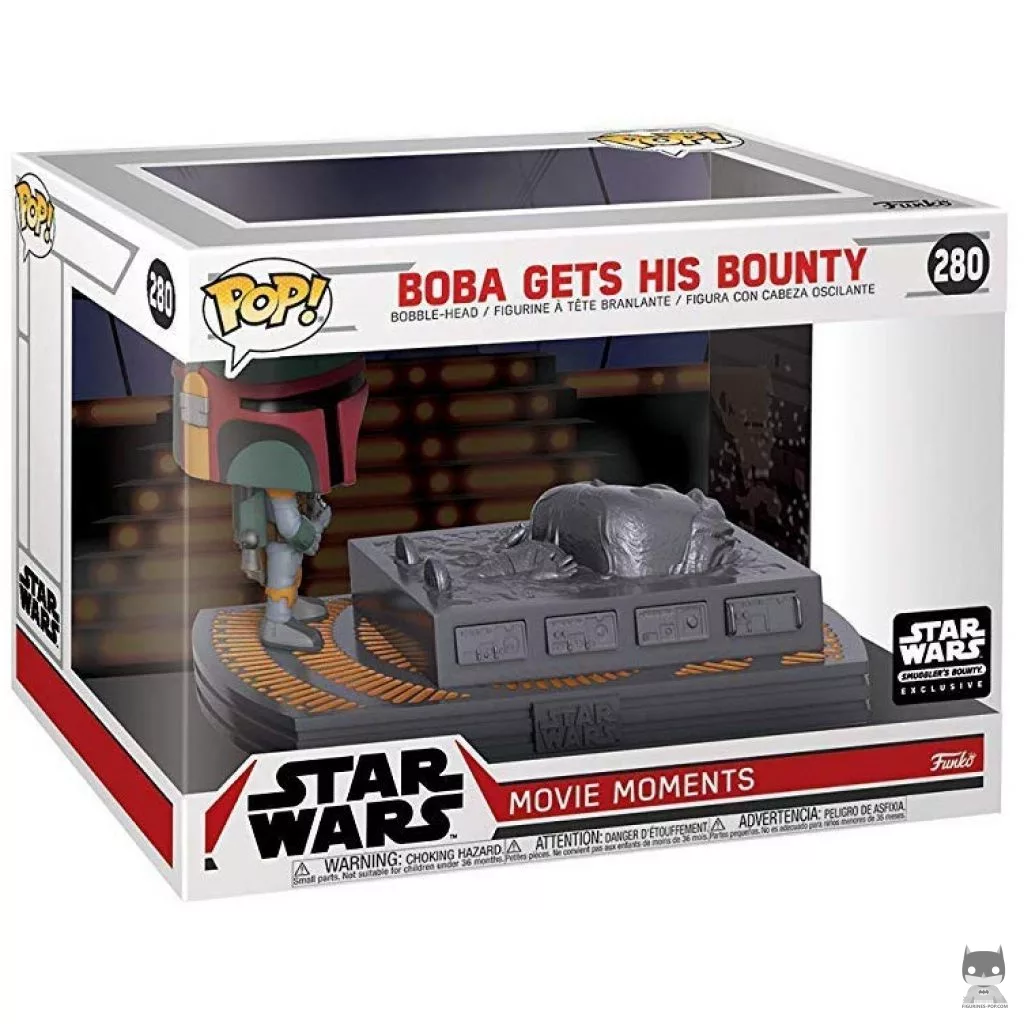 Figura Funko Pop! Boba consigue su recompensa en su caja