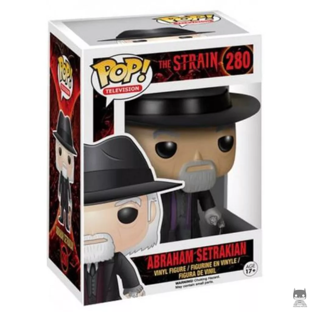 Figura Funko Pop! Abraham Setrakian en su caja