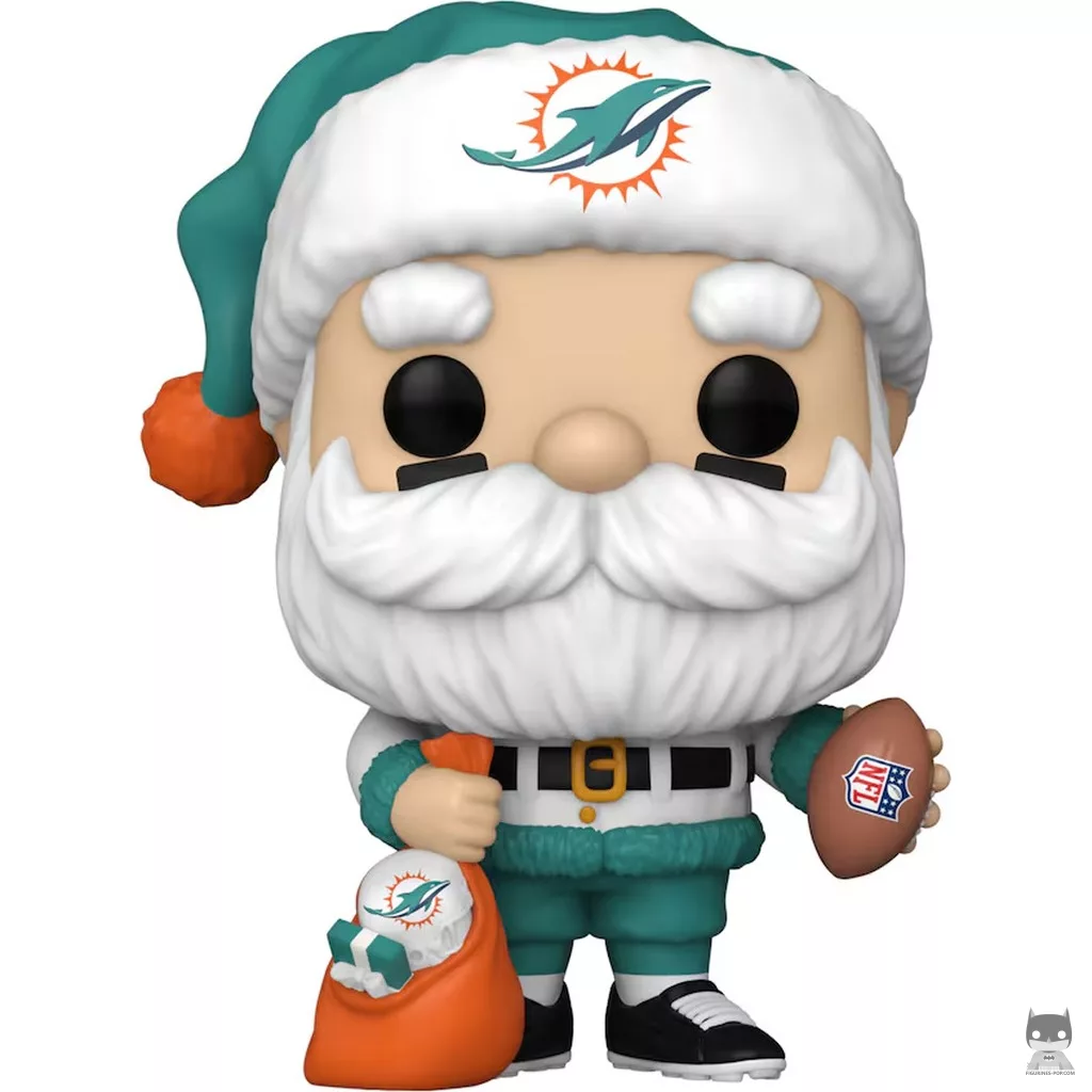 Figura Funko Pop! Papá Noel de los Dolphins (NFL)