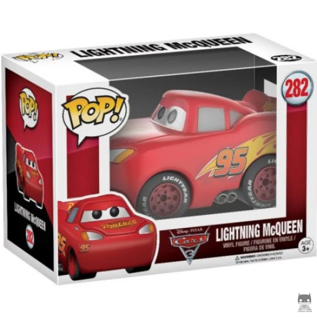 Figura Funko Pop! Rayo McQueen en su caja