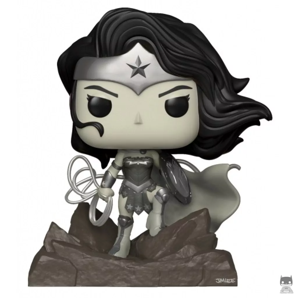 Figura Funko Pop! Wonder Woman (Blanco y negro) (DC Jim Lee Deluxe)