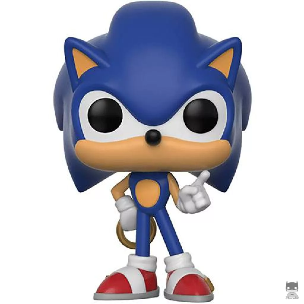 Figura Funko Pop! Sonic con anillo (Sonic The Hedgehog)