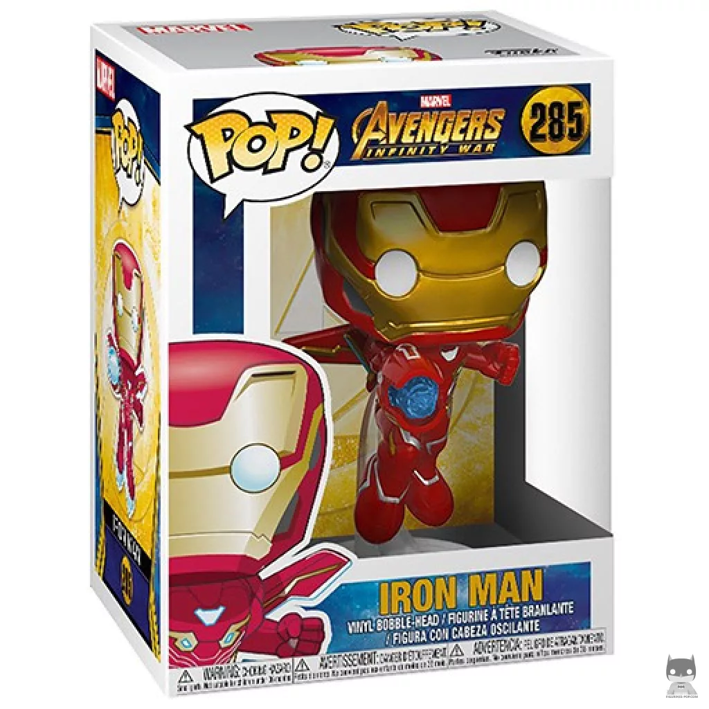 Figura Funko Pop! Iron Man en su caja
