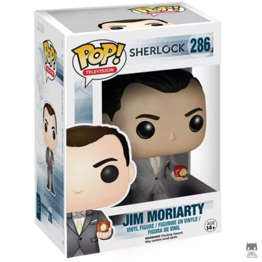 Figura Funko Pop! Jim Moriarty en su caja
