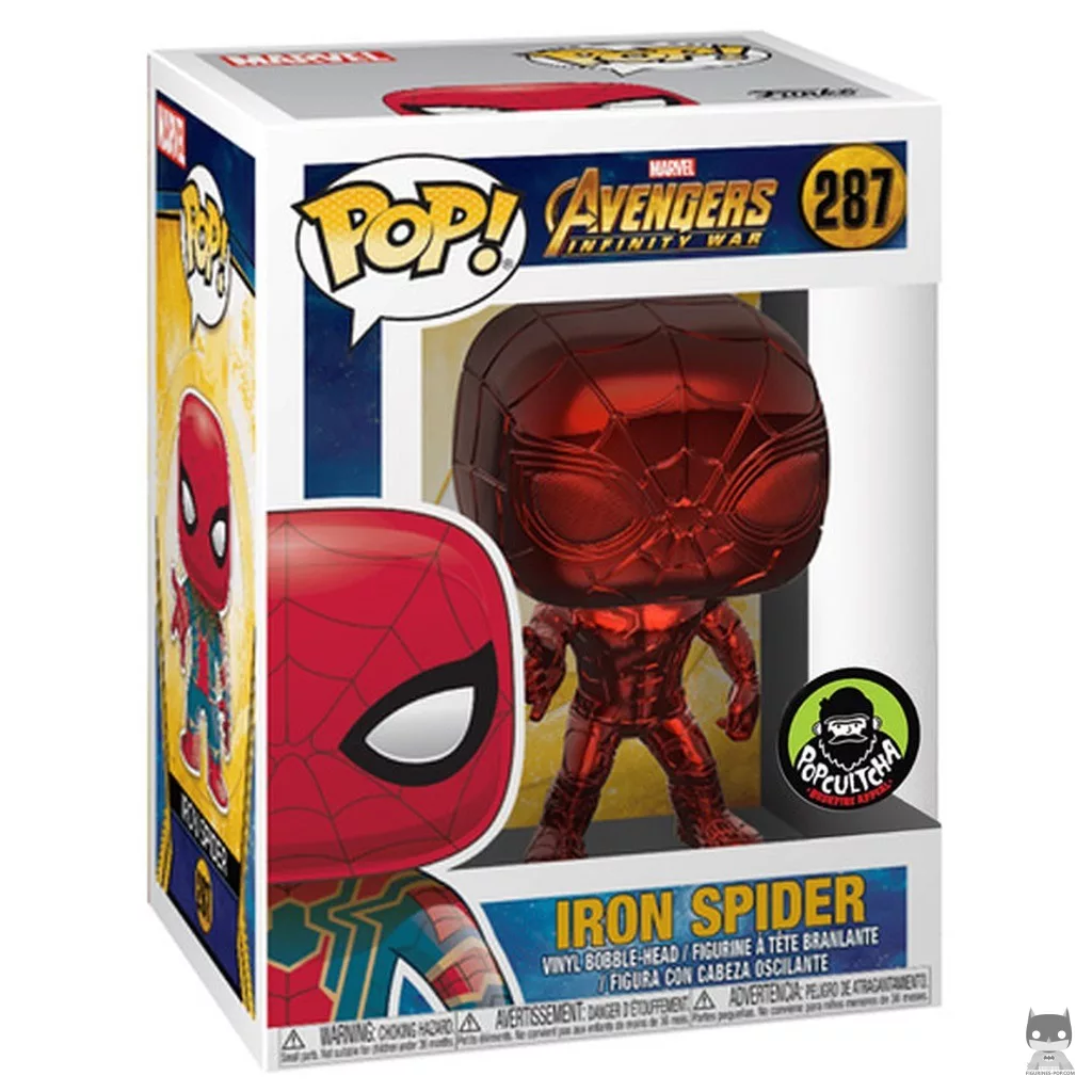 Figura Funko Pop! Iron Spider en su caja
