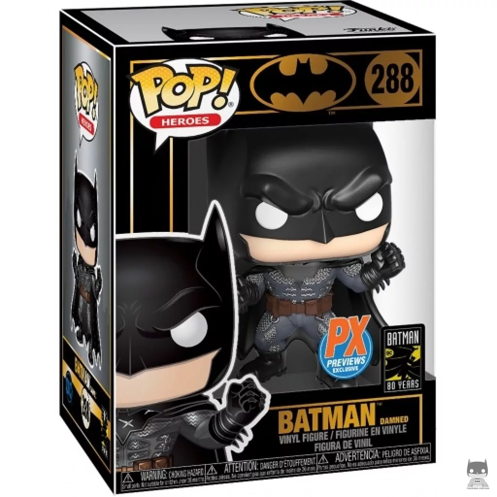 Figura Funko Pop! Batman Condenado en su caja