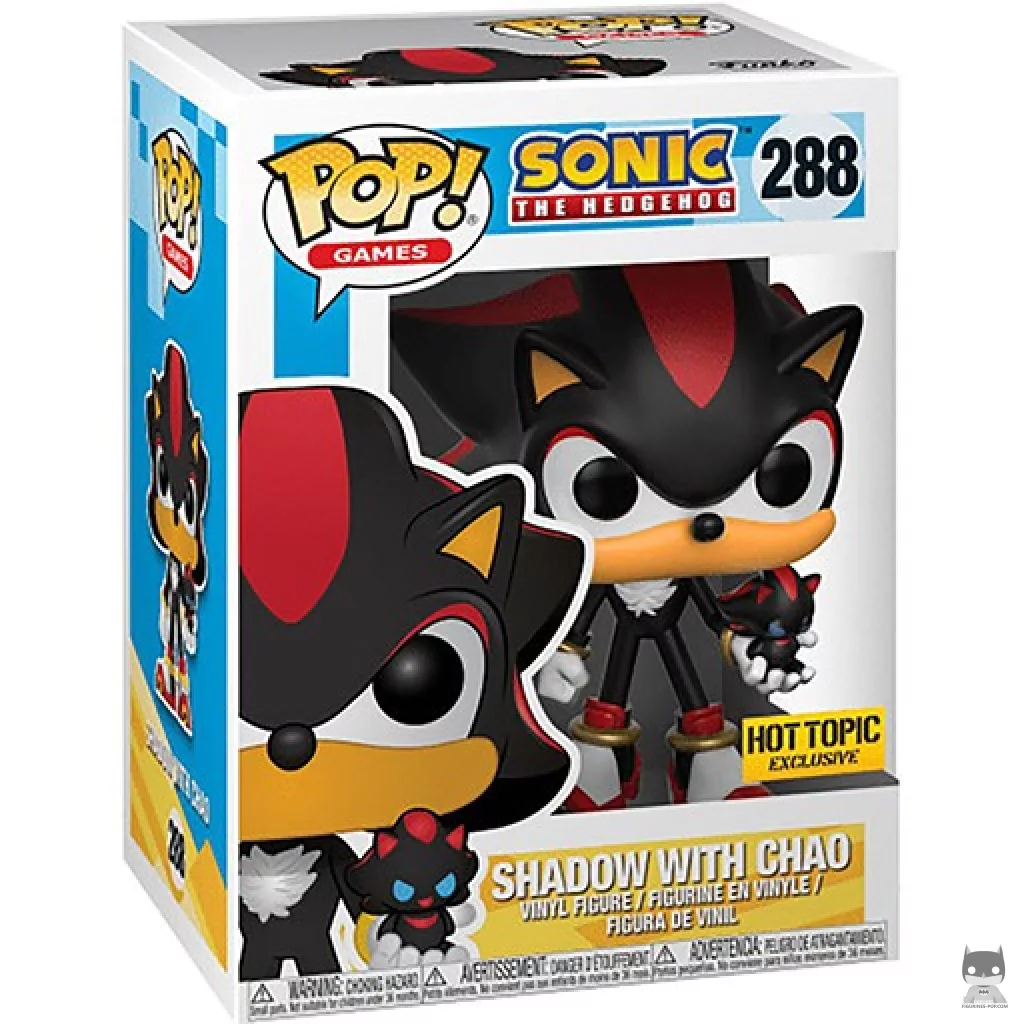 Figura Funko Pop! Shadow con Chao en su caja
