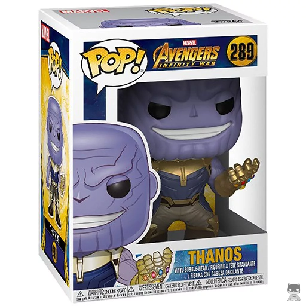 Figura Funko Pop! Thanos en su caja