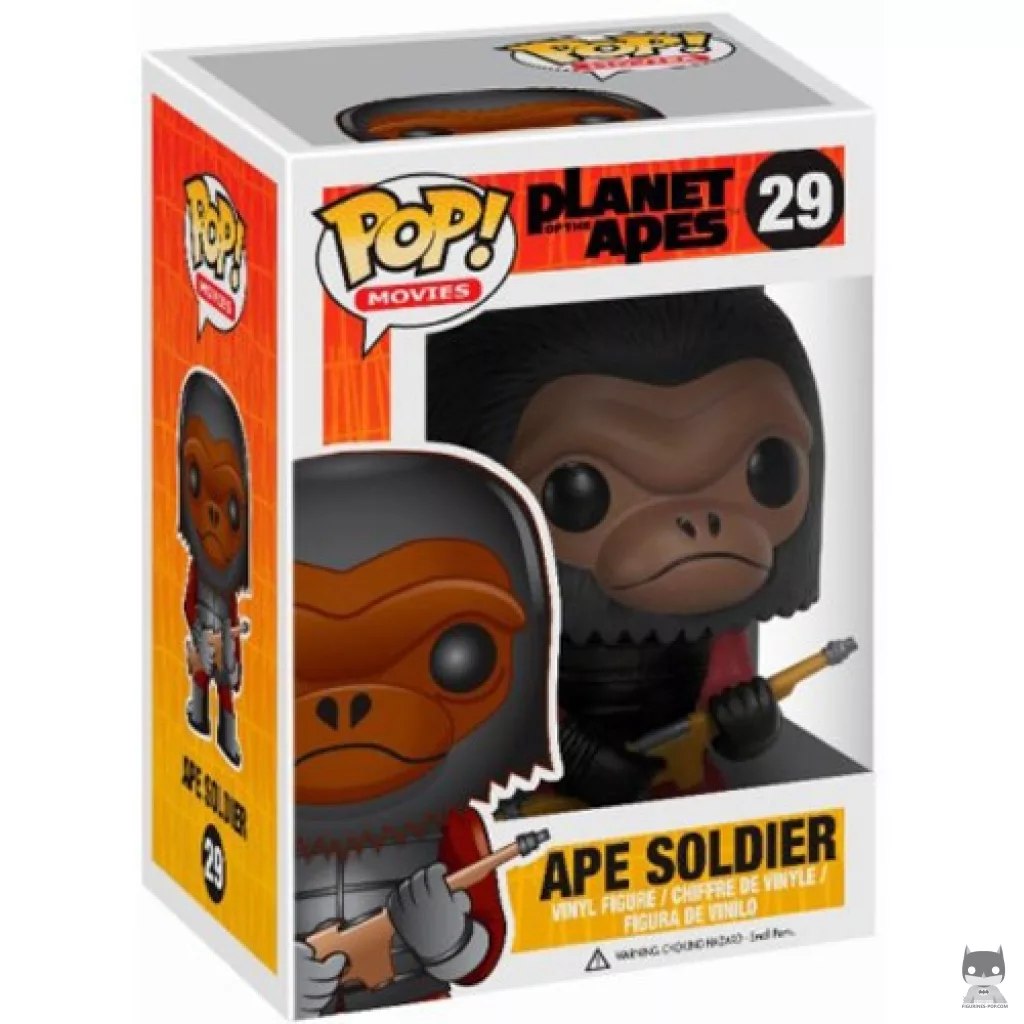 Figura Funko Pop! Soldado simio en su caja