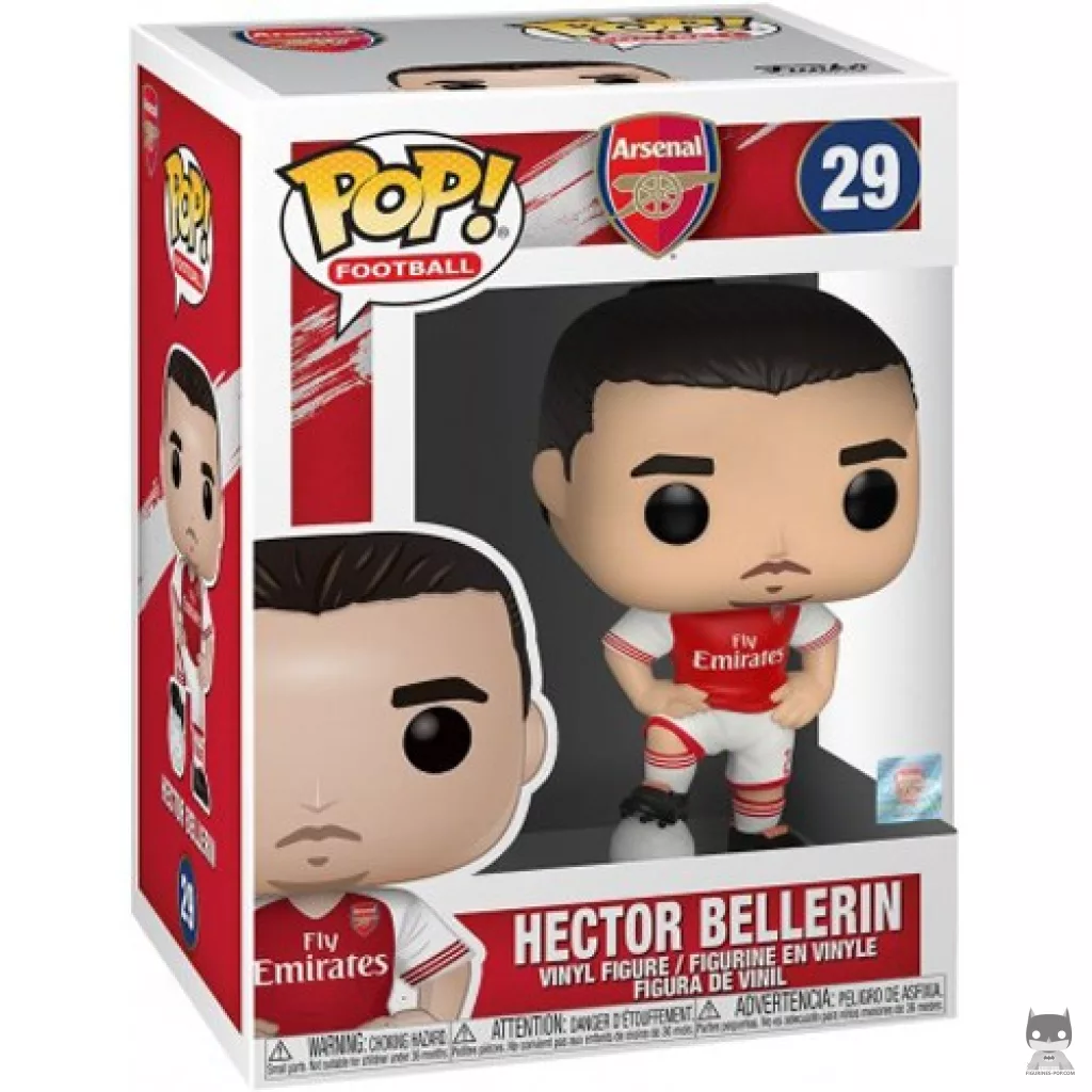 Figura Funko Pop! Hector Bellerin (Arsenal) en su caja