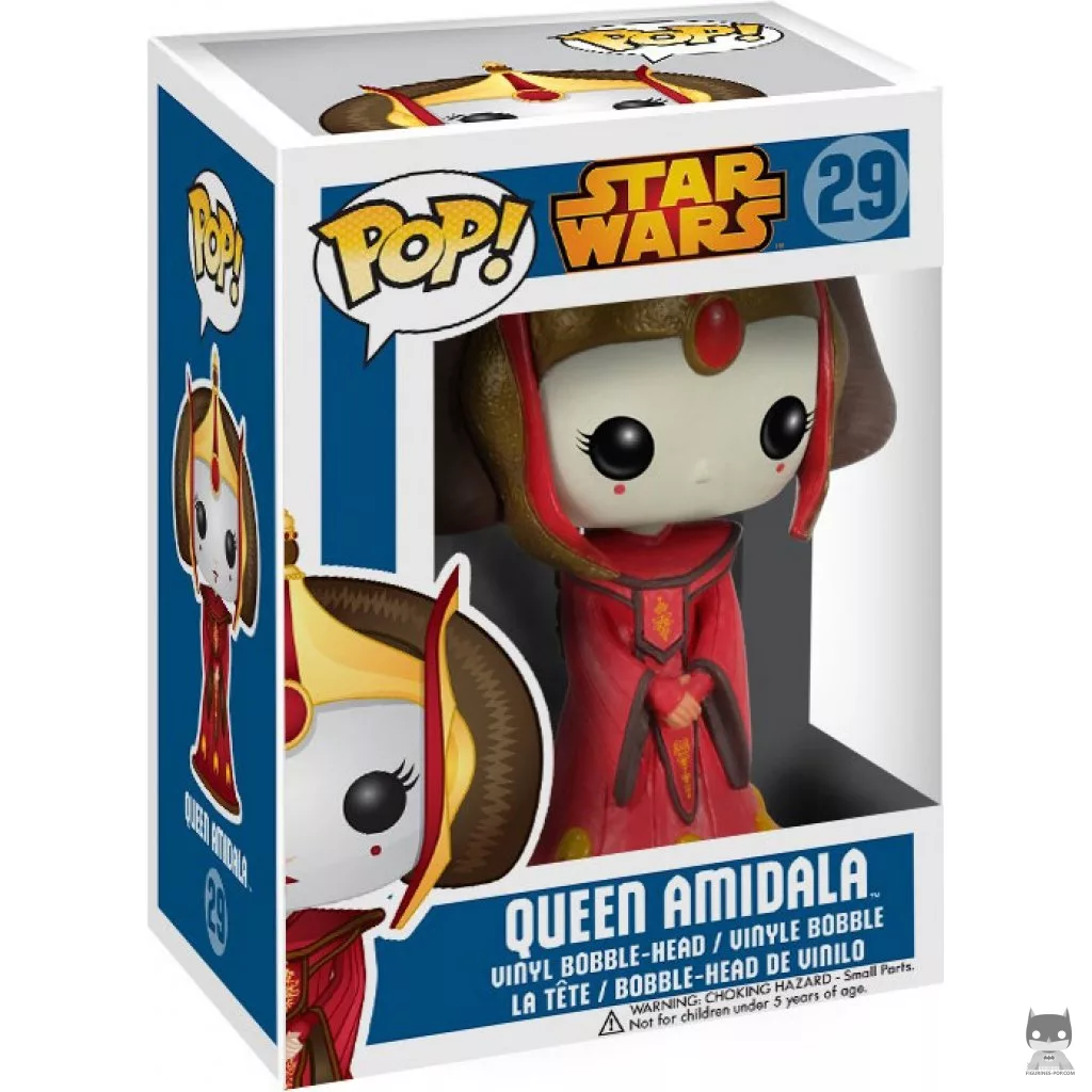Figura Funko Pop! Reina Amidala en su caja