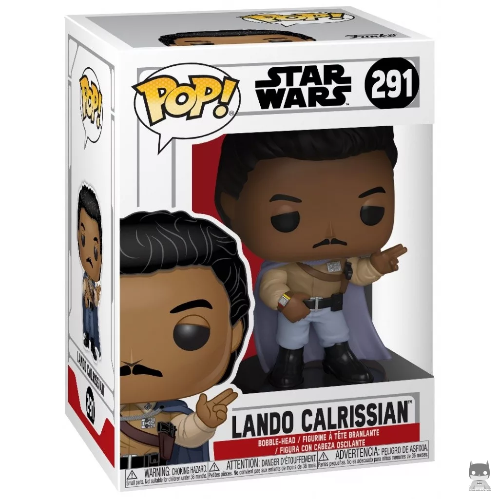 Figura Funko Pop! General Lando Calrissian en su caja