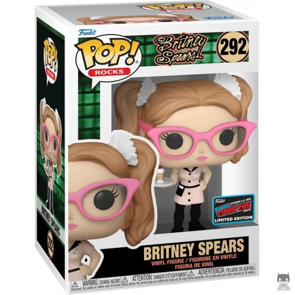 Figura Funko Pop! Britney Spears (Drive Me Crazy) en su caja