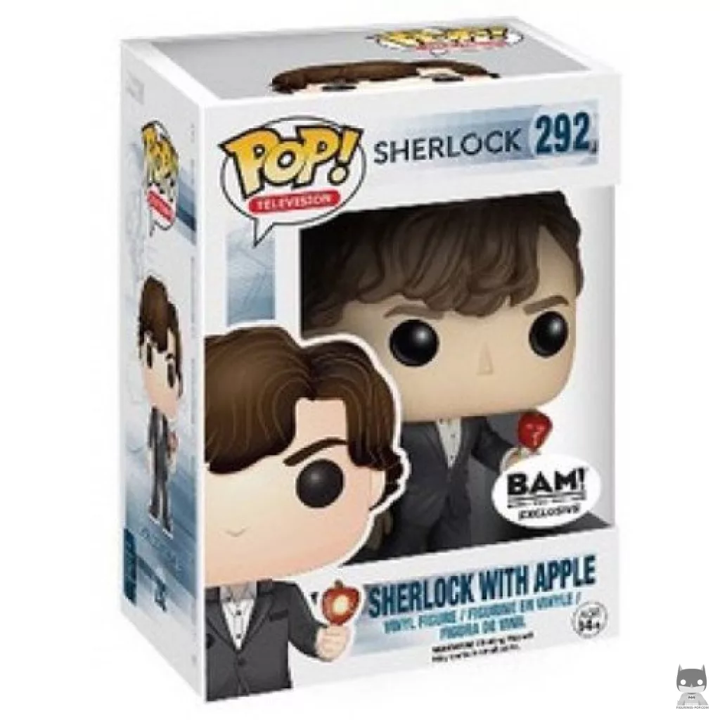 Figura Funko Pop! Sherlock Holmes (con manzana) en su caja