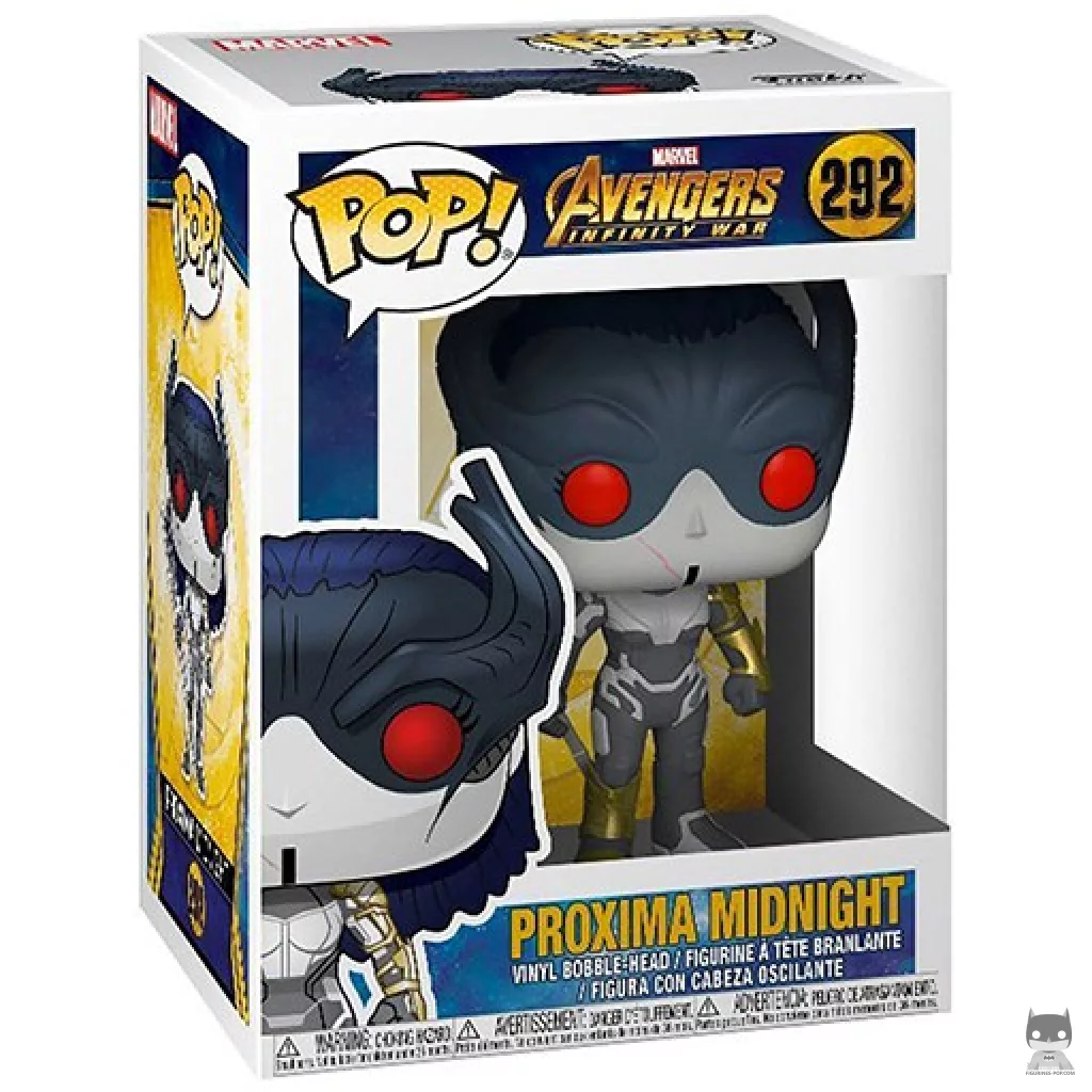Figura Funko Pop! Proxima Midnight en su caja