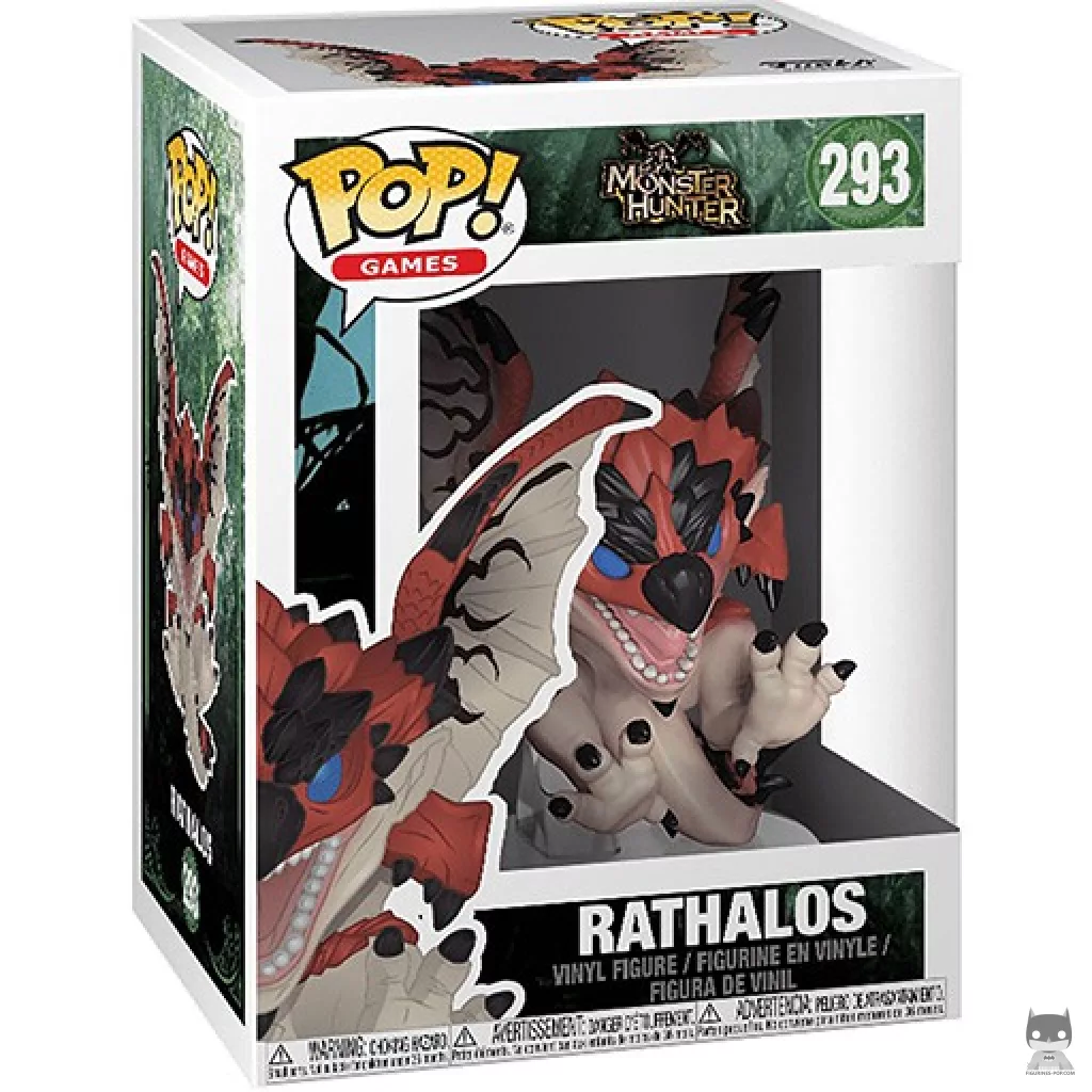 Figura Funko Pop! Rathalos en su caja