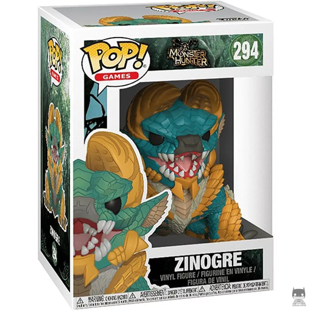 Figura Funko Pop! Zinogre en su caja