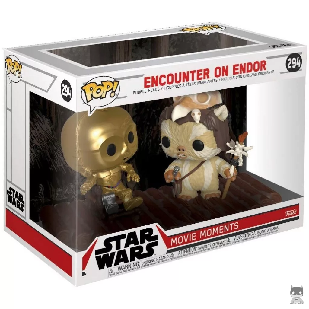 Figura Funko Pop! Encuentro en Endor en su caja