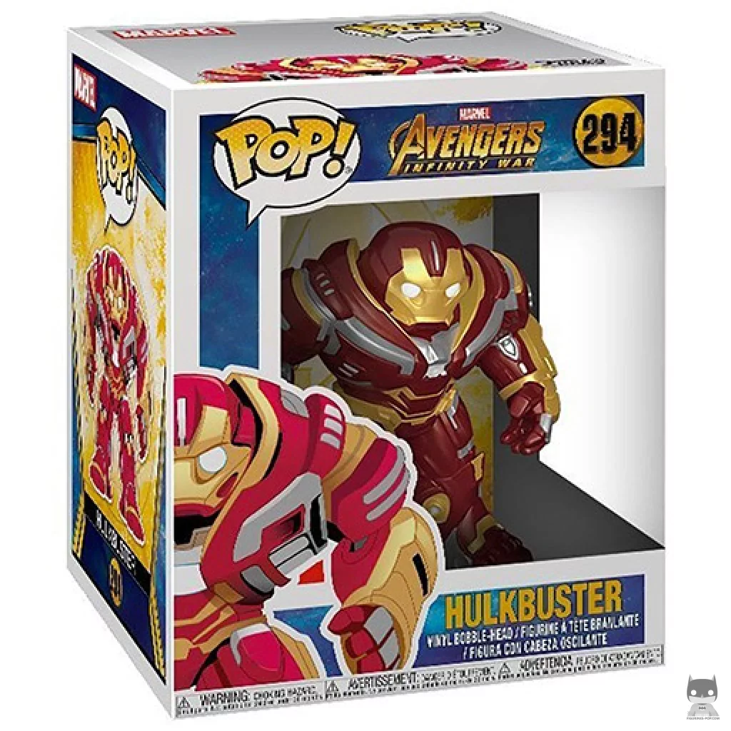 Figura Funko Pop! Hulkbuster (Supersized) en su caja