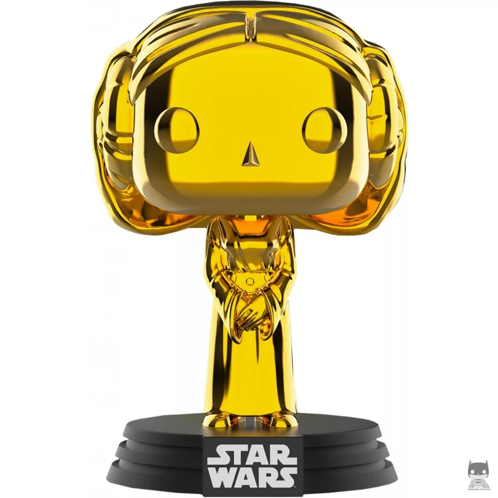 Figura Funko Pop! Princesa Leia (Dorado) (Star Wars: Episodio VI, El retorno del Jedi)